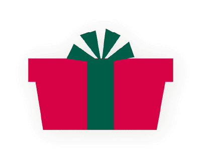 プレセントの箱のアイコン